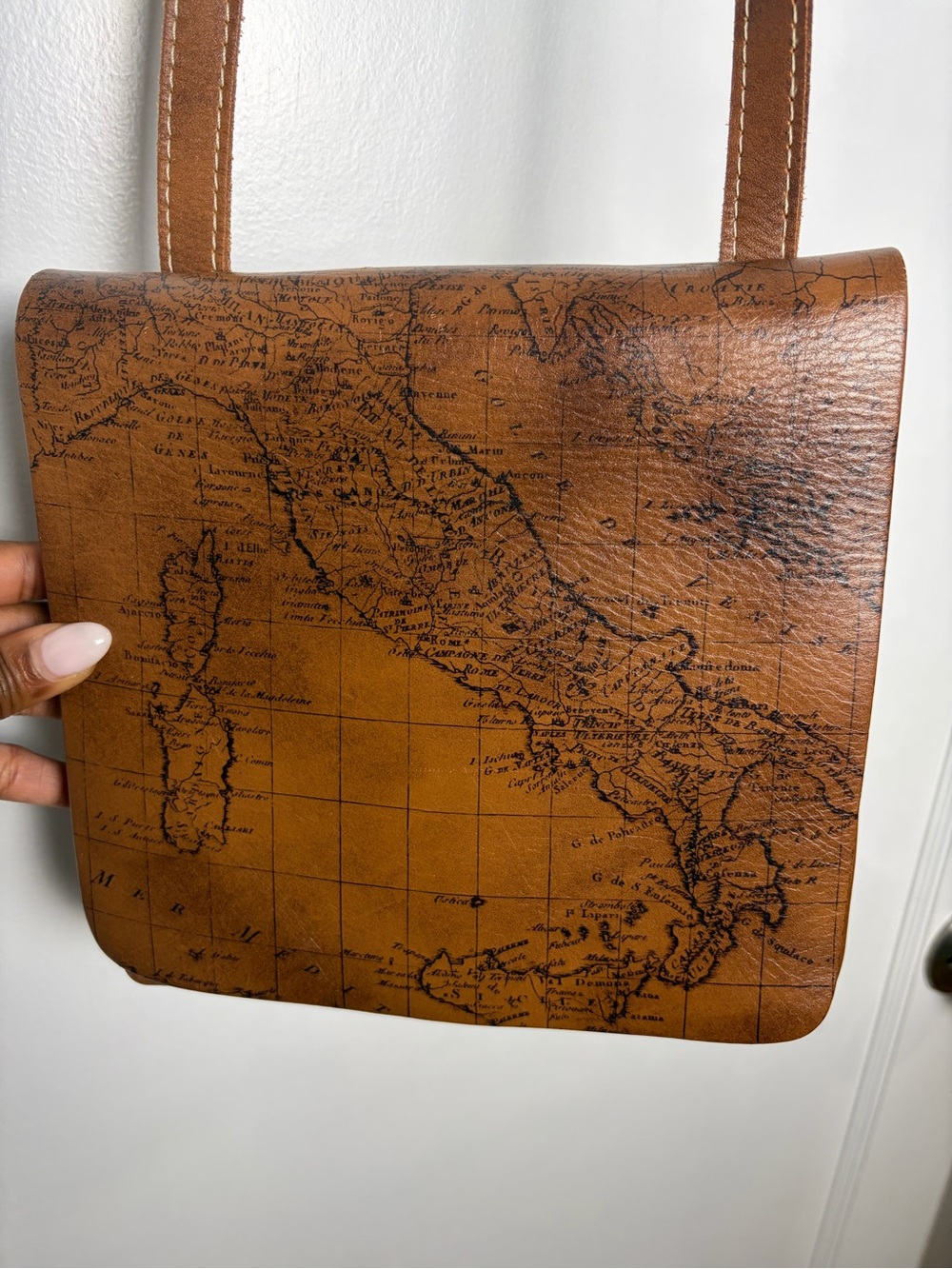 Patricia Nash Granada Crossbody Bag Signature Map
